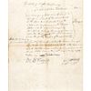 1780 North Carolina Rev. War Oath Signed By Matthew Troy + Christopher Beekman