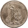 1783 Peace of Versailles / French Libertas Americana Medal Struck in White Metal