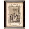 c. 1776 Engraved Historical Print Titled: The AMERICAN CONGRESS, by Page Sclp.
