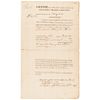 1807 Sloop Prosperity Rare Federal License to carry on the Coasting Trade ...