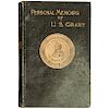 1885 1st Edition, Personal Memoirs of U.S. Grant 2-Volume Set Green Cloth Covers