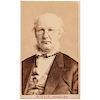 Two Civil War Era CDVs: Horace Greeley + U.S. Grants Vice President Henry Wilson