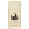 c. 1844 Choice Very Scarce Henry Clay Presidential Campaign Portrait Silk Ribbon