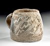 Anasazi Pottery Black-on-White Mug - Mesa Verde Museum