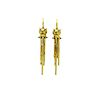 Cartier 18k Yellow Gold Panthere Earrings