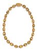 A Yellow Gold Gold Nugget Necklace,