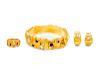 A Collection of 18 Karat Yellow Gold and Multigem Jewelry,