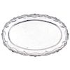 TRAY. MEXICO, 20TH CENTURY . Sterling 0.925 Silver. Brand: REAL. Ovoid form with vegetal, floral and clam shell decoration.