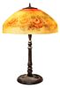Reverse-Painted Handel Table Lamp