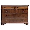 COMMODE. BEGINNING OF THE 20TH CENTURY. English Style. Wood commode with five drawers.