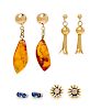 A Collection of Gold and Multigem Jewelry,