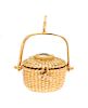 A 14 Karat Yellow Gold Nantucket Basket Charm,