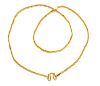 A 24 Karat Yellow Gold Necklace,