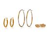A Collection of Gold Jewelry,