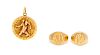 A Collection of 14 Karat Yellow Gold Jewelry, Tiffany & Co.,