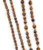 A Collection of Tiger's Eye Bead Necklaces,