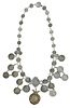 Silver Necklace Made From 45 .900 Fine