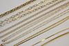 Group of 14K Yellow Gold Necklaces/Bracelets