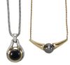 Tiffany Necklace, Black Pearl Necklace