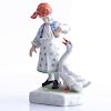 HEREND FIGURINE GIRL WITH GOOSE #5565