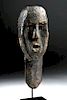 Early 20th C. Indonesian Timor Wooden Mask