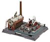 Large Wilesco tin steam electric toy power plant