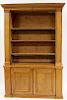 19th Century Pine Open Front Step Back Cabinet.