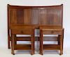 E.J. Stickley Audi Bed And Side Chests.