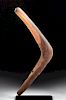 19th C. Australian Aboriginal Wooden Boomerang