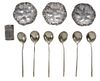 Ten Pieces Russian and Persian Silver