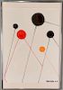 Alexander Calder (American 1898-1976) Bubbles, 1968.