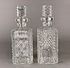 Two Waterford Crystal Decanters
