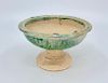 Chinese Tang Dynasty Green Glaze Stem Cup