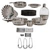 Thirteen Pieces English Silver and
