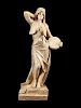 An Italian Carved Marble Figure of Rebecca
