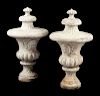 A Pair of Italian Marble Urns 