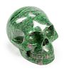 A Large Ruby-Zoisite Carved Skull