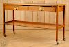 MID CENTURY MODERN LABELED BAKER CONSOLE TABLE
