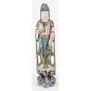 Chinese Carved Wood Guanyin Figure