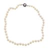 14K Gold Pearl Ruby Necklace