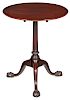 Chippendale Carved Mahogany Candlestand