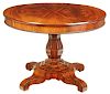 Classical Figured Mahogany Center Table
