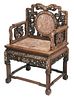Chinese Carved Hardwood Mother-of-