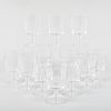 Set of Twelve Steuben Crystal Wine Glasses