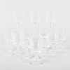 Set of Twelve Steuben Small Crystal Wine Glasses