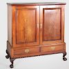 George II Style Mahogany Cabinet on Stand