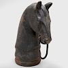 Cast Iron Horse Head Hitching Post Top