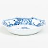 Small Chinese Porcelain Blue and White Octagonal Dish