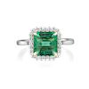 A 2.33-Carat Zambian Emerald and Diamond Ring