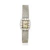 Jaeger LeCoultre Diamond Ladies Watch in 18K White Gold